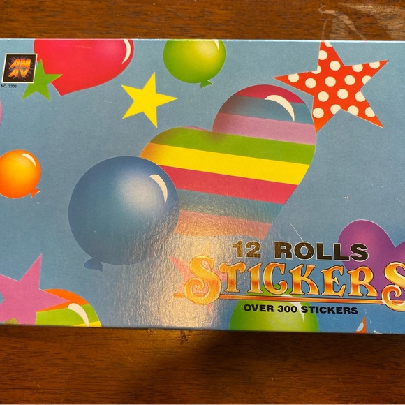 New In Box. Vintage 80s/90s AMAV Stickers in sealed box. RARE! - Picture 3 of 7